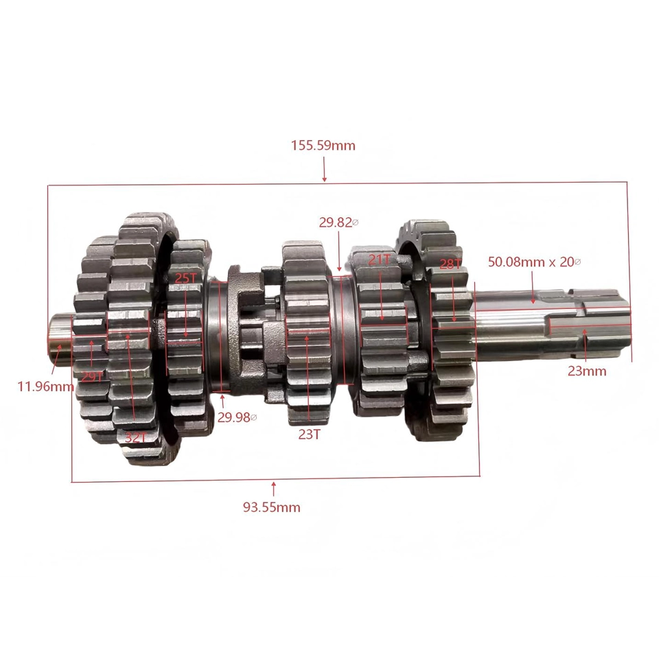 CG200 GRIS Primary & Countershaft Transmission Assembly
